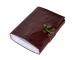 Goddess Leather Embossed Journal Blank Book Brown Leather Journal Writing Dairy